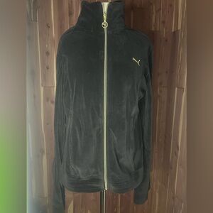 Velvet puma track jacket